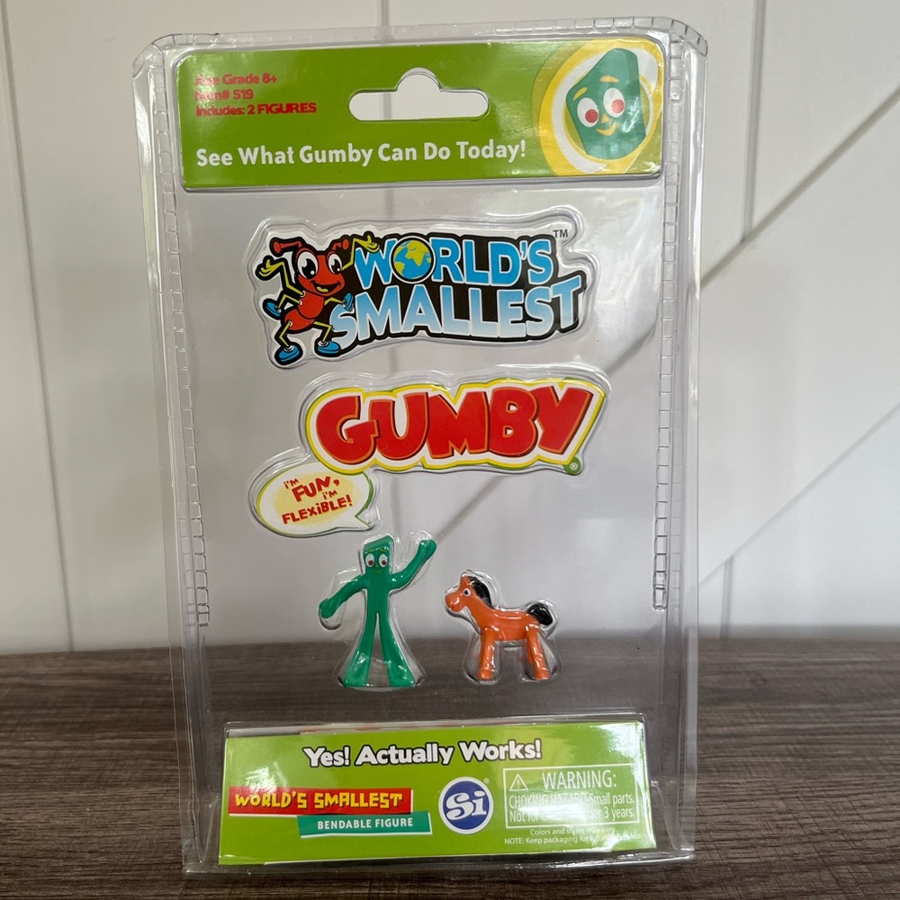 World’s Smallest Gumby toy